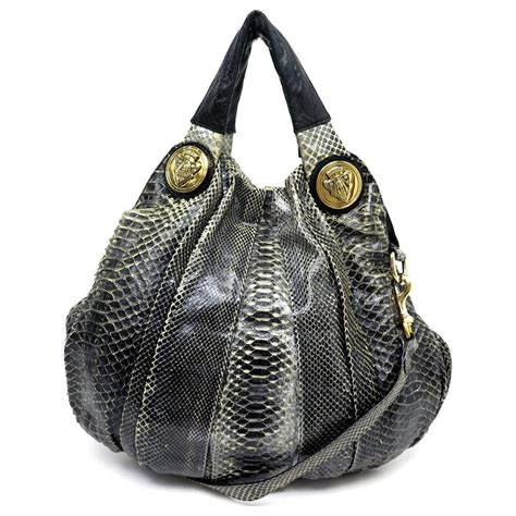 gucci hysteria python bag